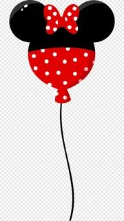 Free download Black and red Minnie Mouse balloon, Mickey Mou