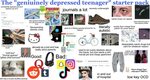 Genuinely depressed teenager starter pack /r/starterpacks St