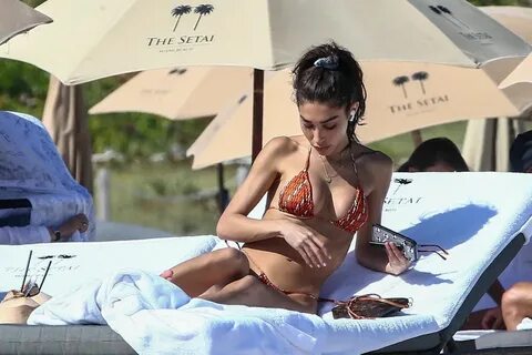 Chantel Jeffries In a bikini at a beach in Miami - Celebzz -