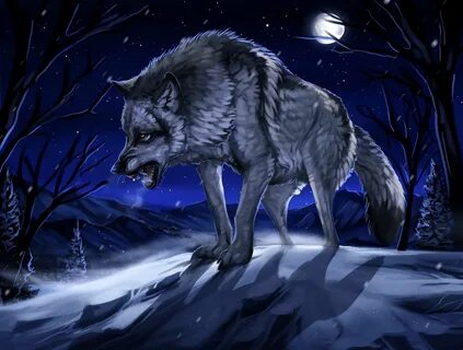 wolf, Grin, 3d, Art, Wolves, Fantasy, Artwork, Winter Wallpa
