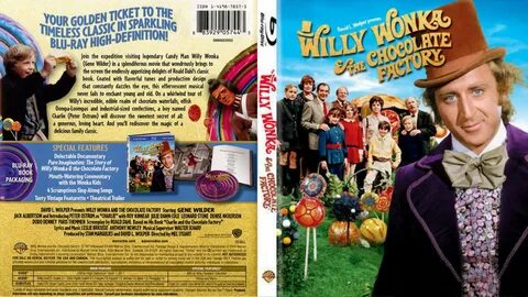 Willy Wonka The Chocolate Factory 1971 Blu-Ray Covers Cover 