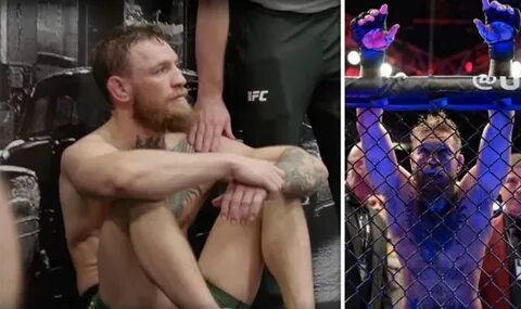 Backstage footage of Conor McGregor reacting to Khabib brawl