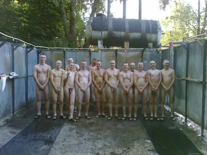 Nude soldiers.