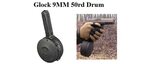 Glock 9MM 50rd Drum - Fits Glock 17/18/19/26 - AG950