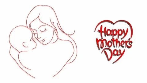 تعلم رسمة عيد الام mothers day drawing - YouTube