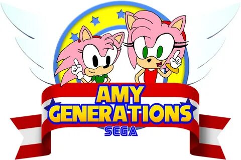 Amy Generations Logo By 3bros1mission - Sonic The Hedgehog 4