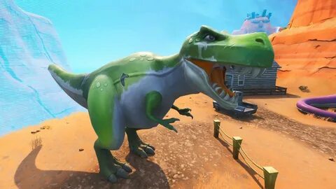 Fortnite dinosaurs: where to dance between three dinosaurs B