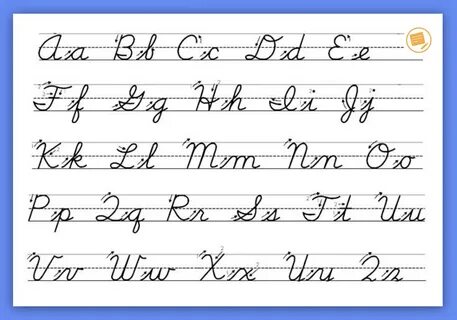 The Easiest Way to Learn How to Write in Cursive EssayPro