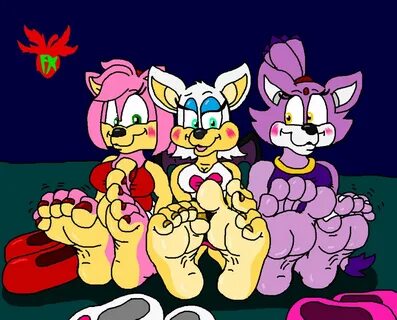 Amy Rose Feet Tickle Fruitgems / Amy Rose Soles 10 by hector