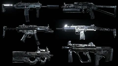 Modern Warfare: All Platinum and Gold Submachine Guns - YouT