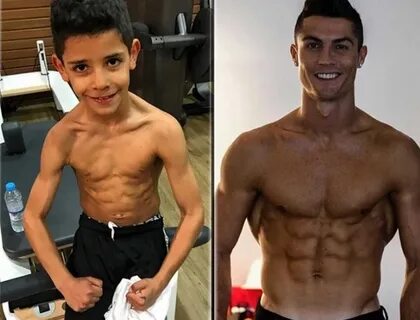 El hijo de Cristiano Ronaldo quiere seguir los pasos de su p