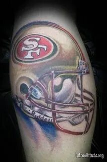 neat... Tattoos, Helmet tattoo, 49ers