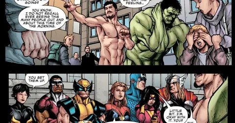 Naked Justice: Iron Man & The Hulk Naked in Public!