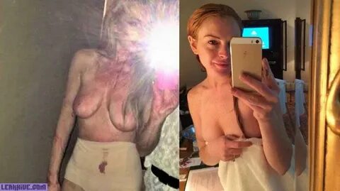 Lindsay Lohan Showing Off Her Boobs In Leaked Photos