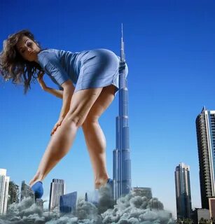 Giantess Mega Elena from Legs Emporium by Cinematic-GTS on D