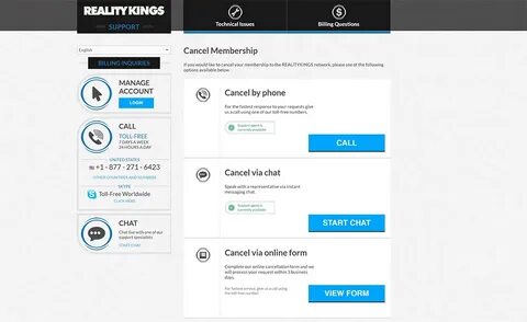 How To Cancel Reality Kings Membership.