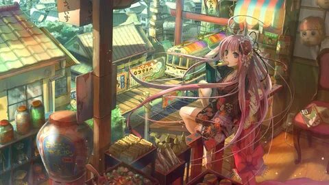colorful, Anime, Anime girls, Original characters Wallpapers