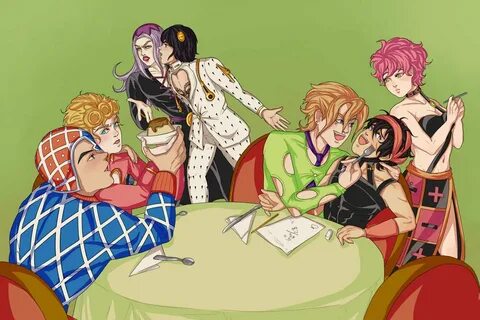 nid в Твиттере: "Passione!#JJBA #ventoaureo.