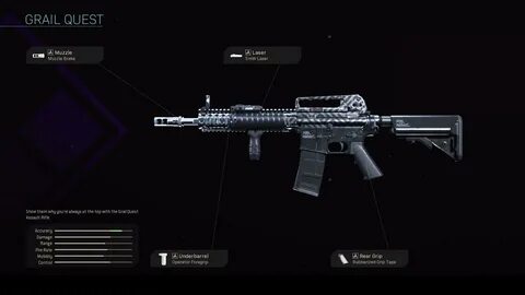 Grail Quest COD Warzone and Modern Warfare Weapon Blueprint 