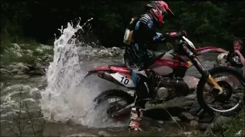 Splish Splash GIF - Extreme Dirt Bike Enduro - Discover & Sh
