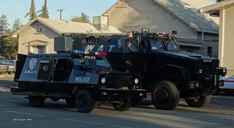 Manteca CA Police - Cadillac Gage Ranger BAE Caiman MRAP -. 