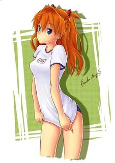 Safebooru - asuka1love blue eyes buruma gym uniform highres 