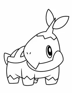 The best free Turtwig coloring page images. Download from 50