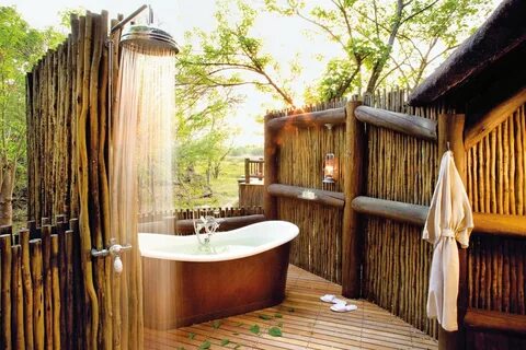 Outdoor forest tub - Home Decorating Trends - Homedit Douche