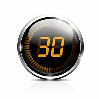 Electronic brilliant countdown timers Stock Vector Image by 