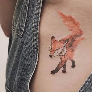 Tattoo uploaded by Joe * Math face on a great fox. Tattoo by