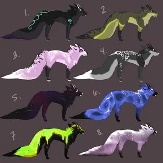 $1.50- $3.00 USD HORNED WOLF ADOPTS (PAYPAL ONLY) - Weasyl