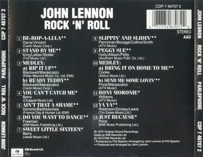 John Lennon - Rock 'N' Roll (1975) 1987, Japan Re-Up / AvaxH
