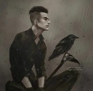 "you shouldn't make friends with crows," "why not?" "they do