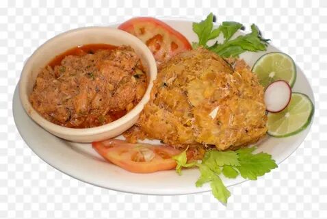 Mofongo De Pollo Crab Cake, Dish, Meal, Food HD PNG Download