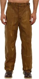 Filson Mens Oil Finish Double Tin Cloth Pants (42, Tan) 1400