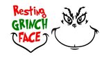 Resting Grinch Face Mug Grinch face svg, Grinch cricut, Grin