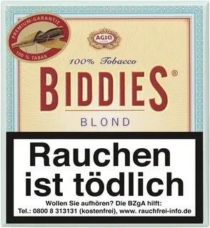 Agio Biddies Blond (ehem.Light) Cigarworld.de Cigarillos Oth