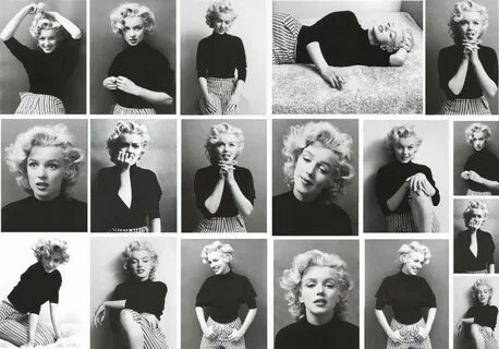 Marilyn Monroe Black and White Portraits