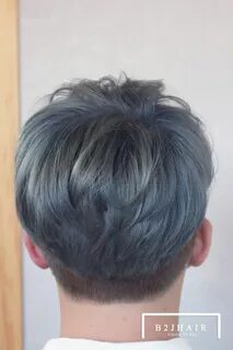 The "Cool-Guy" Hair Color Blue grey hair, Men hair color, Dy