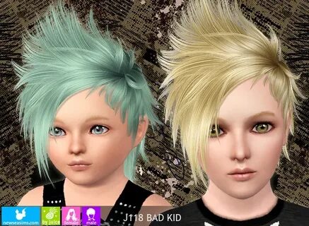 My Sims 3 Blog: Newsea Bad Kid Hair for Males & Females Kids