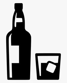 Transparent Whiskey Glass Png - Whiskey Bottle Icon, Png Dow