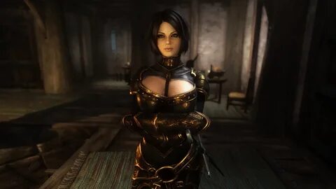 wip warchief armor female version at skyrim nexus mods and c