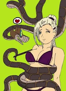 Kaa and Ino colored by PhantomGline on DeviantArt