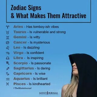 Zodiac Signs And What Makes Them Attractive Different zodiac