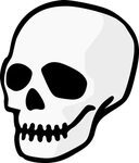 Big Image - Skull Clip Art Black And White - (2040x2400) Png