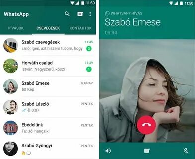 WhatsApp Messenger 2.17.395 Android alkalmazás (magyar) letö
