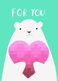 For You Bear Card