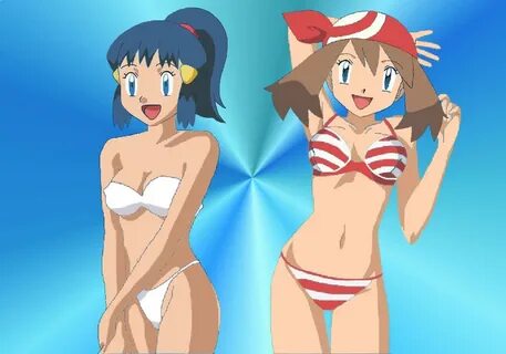 May + Dawn: Swimsuits by d4viants on DeviantArt