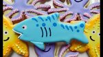 How to Decorate a Shark Cookie - YouTube