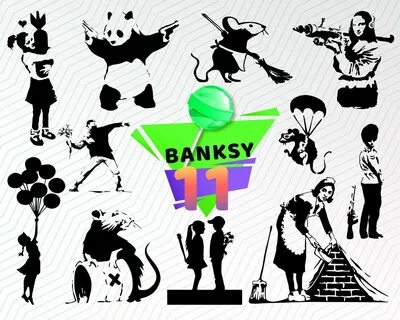 Banksy Vector : Banksy Vector Etsy - Leah My Daily